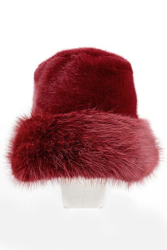 Russian Style Faux Fur Bucket Hat