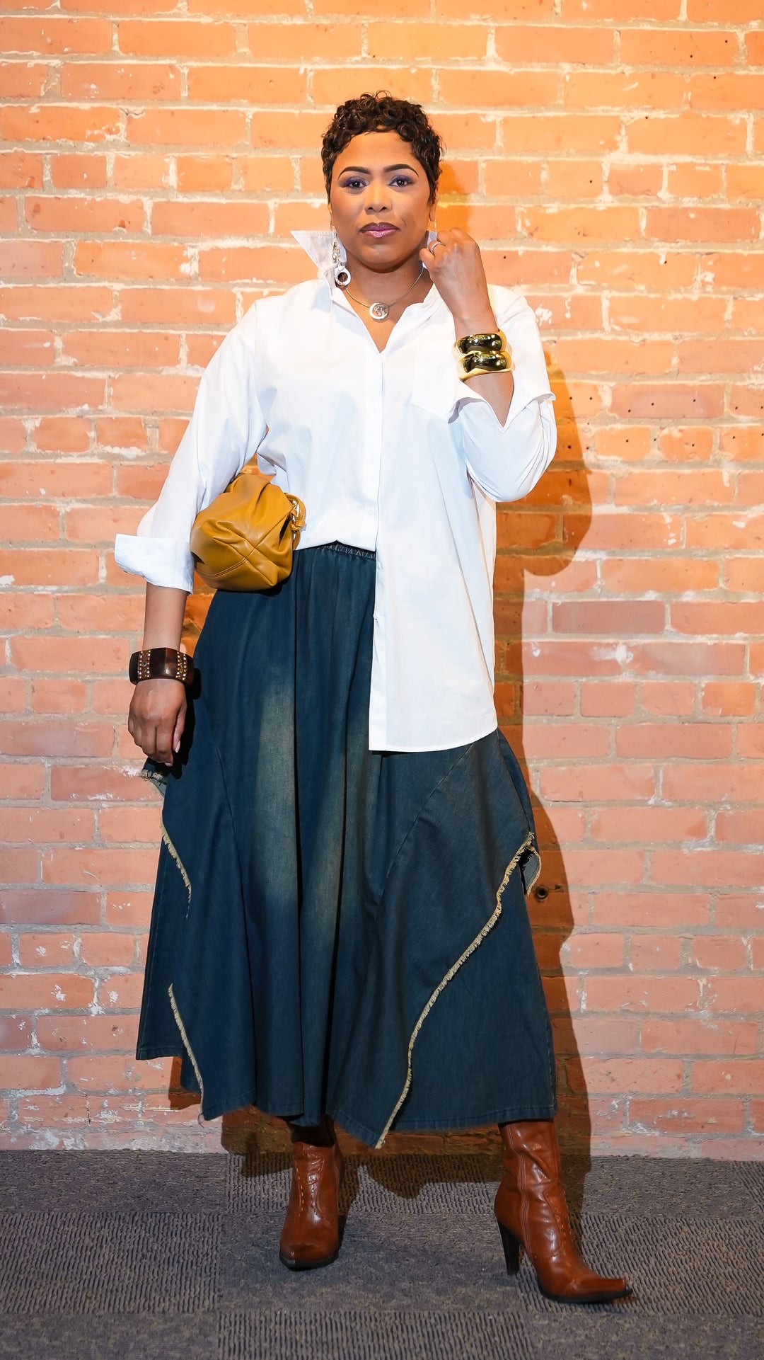 Ring the Bell Wide Leg Jean (Black)