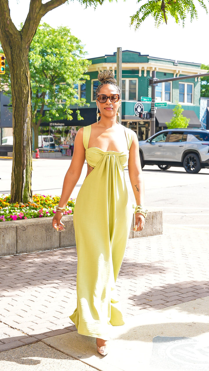 Island Oasis Cutout Maxi Jumpsuit
