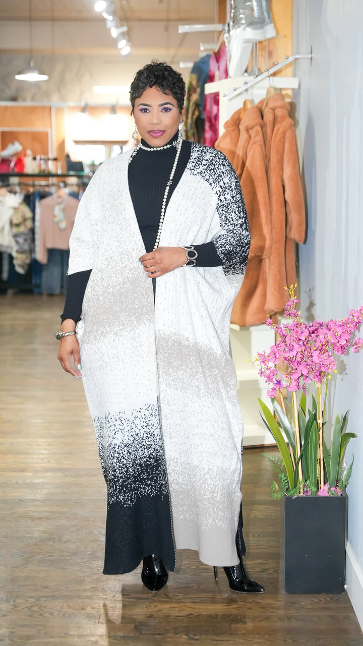 Blended in Ombré Long Cardigan