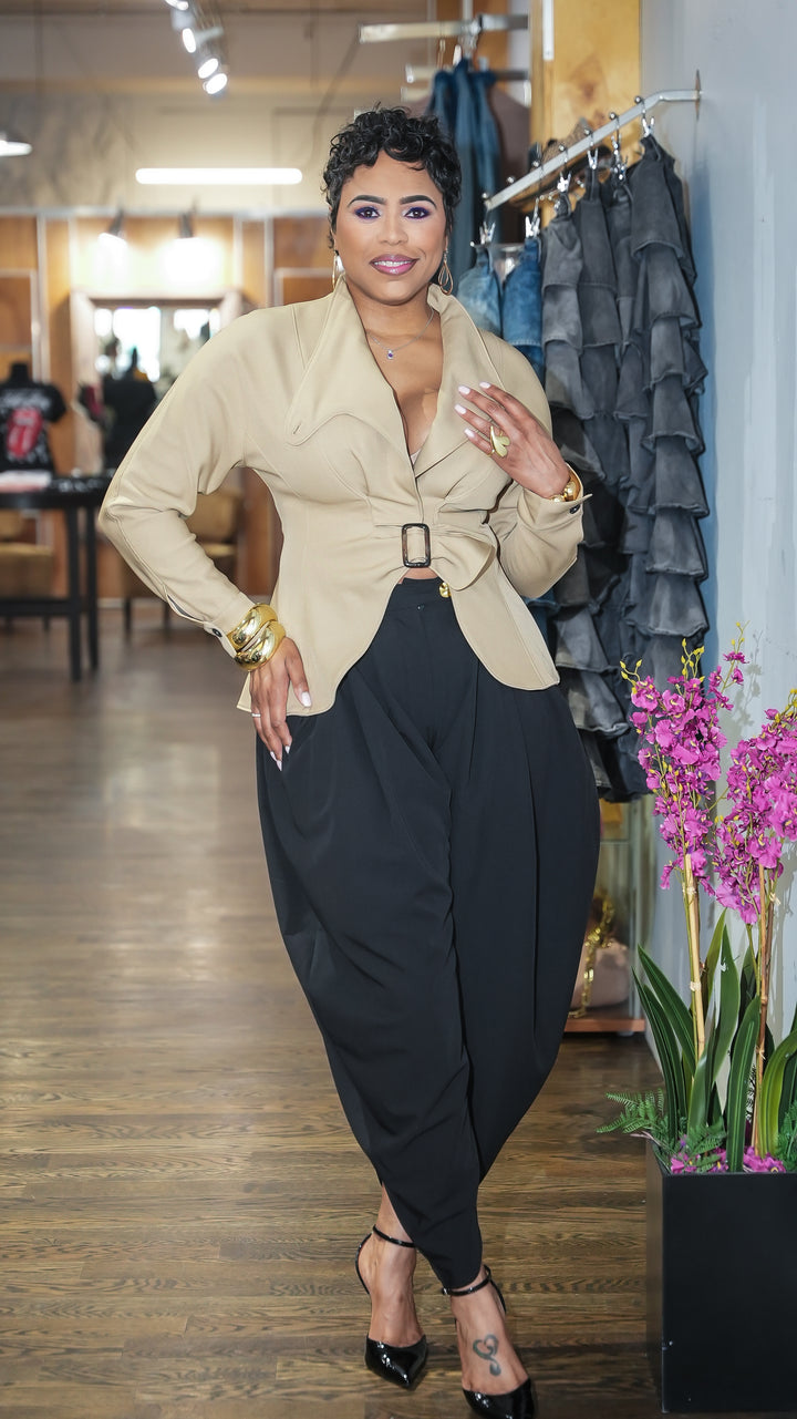 Elevate High-Waist Harem Pants