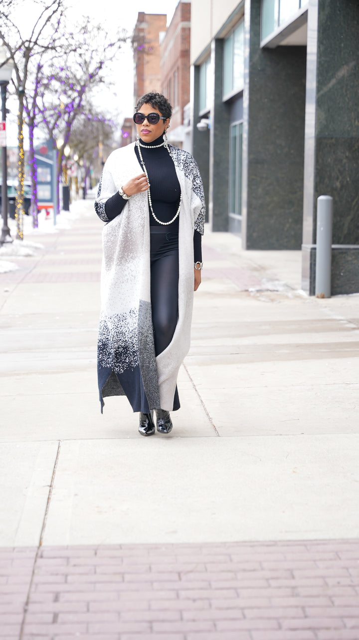 Blended in Ombré Long Cardigan