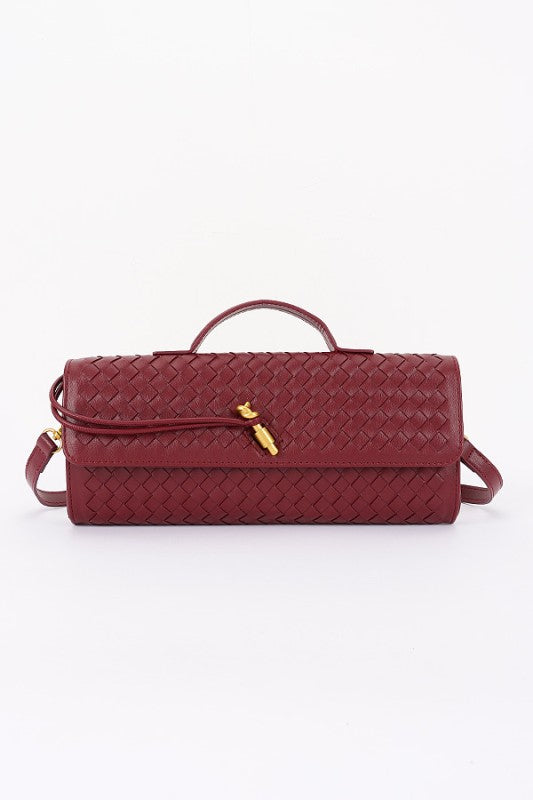 Uptown Woven Convertible Handbag