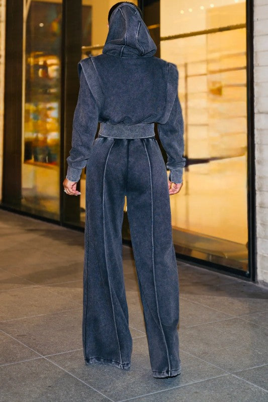 The Perfect Mix Velvety Soft Jogger Set (Grey)