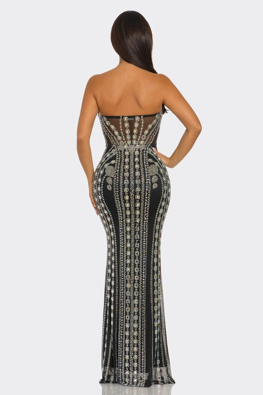 Regal Nights Embellished Dress