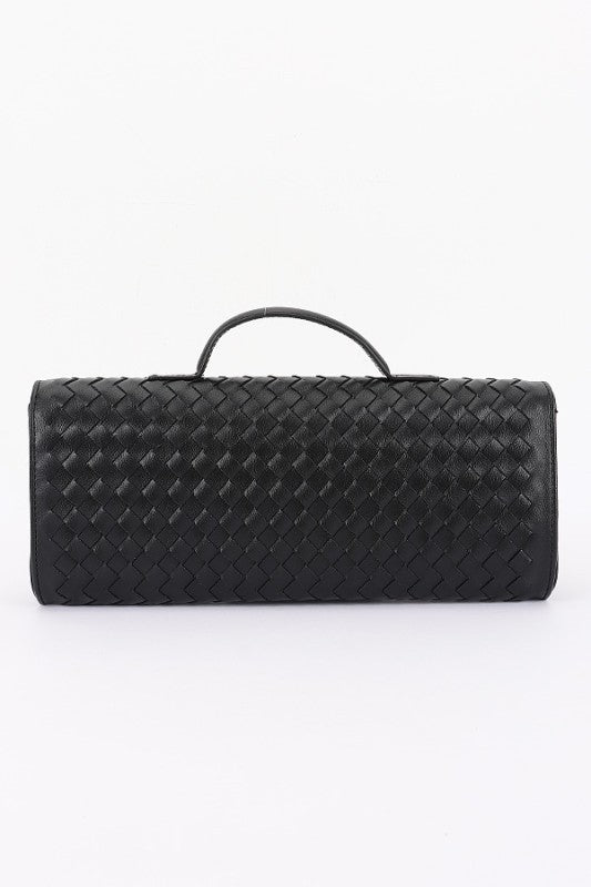 Uptown Woven Convertible Handbag