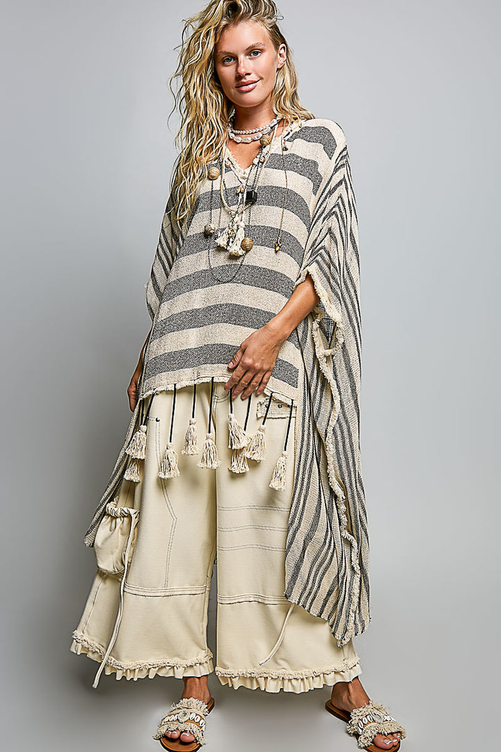 Boho Breeze Oversized Fringe Top
