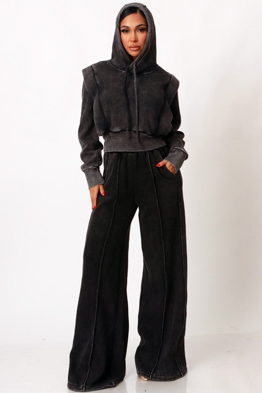 The Perfect Mix Velvety Soft Jogger Set (Grey)