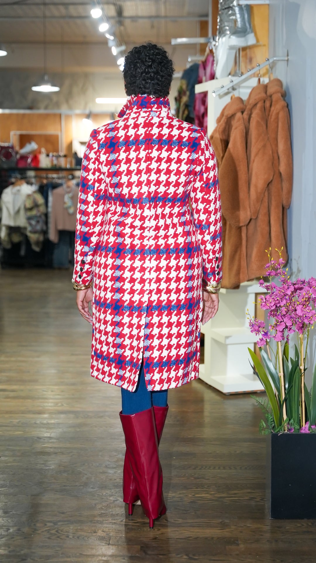 Check it out Houndstooth Coat