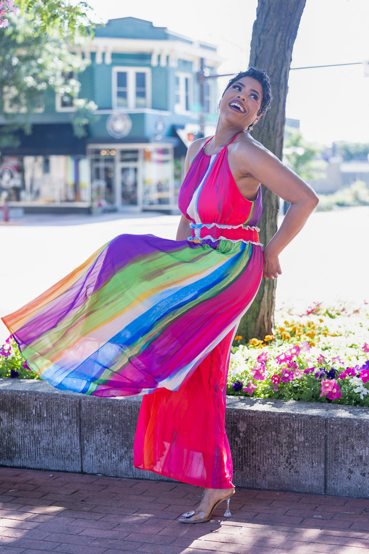 Touch the Rainbow Maxi Jumpsuit