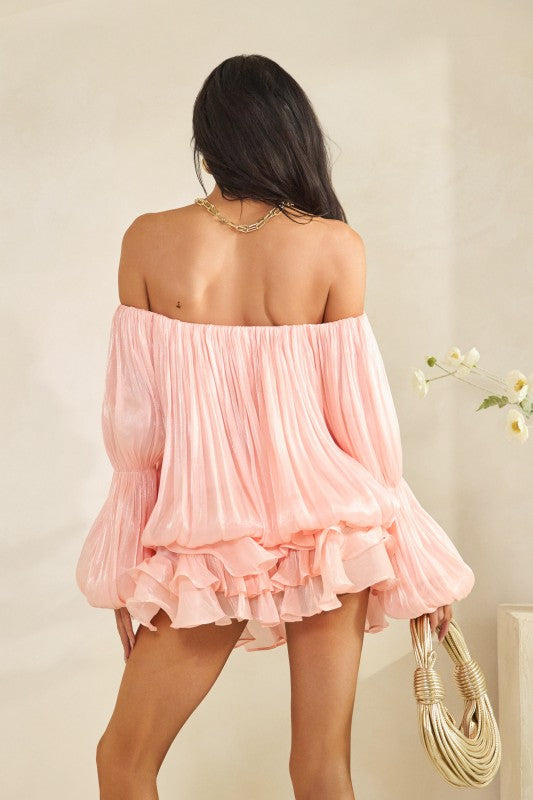 Flirty & Fun Off Shoulder Mini Dress