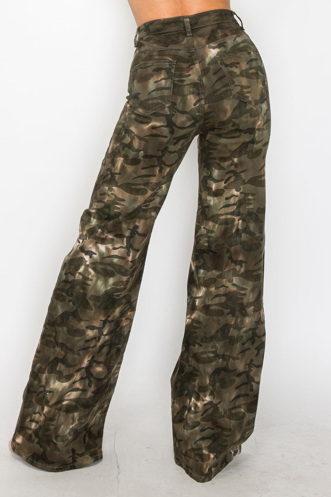 Overdrive Wide Leg Camo Jean