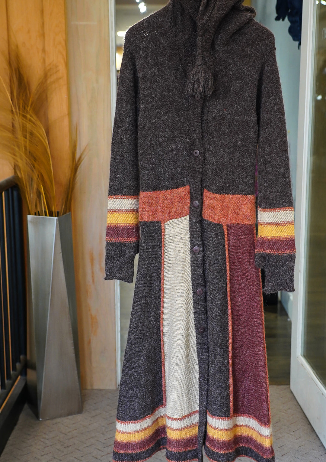 Harlequin Patchwork Cardigan Sweater