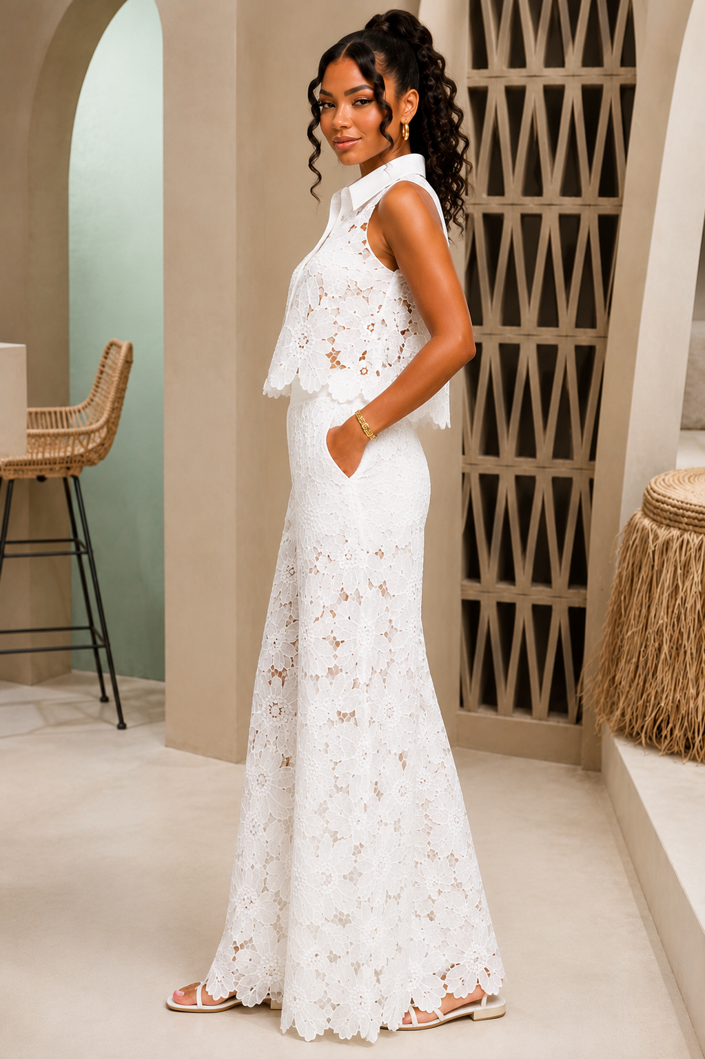 Villa Blanca Lace Set