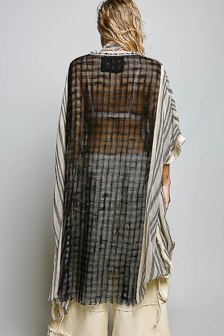 Boho Breeze Oversized Fringe Top