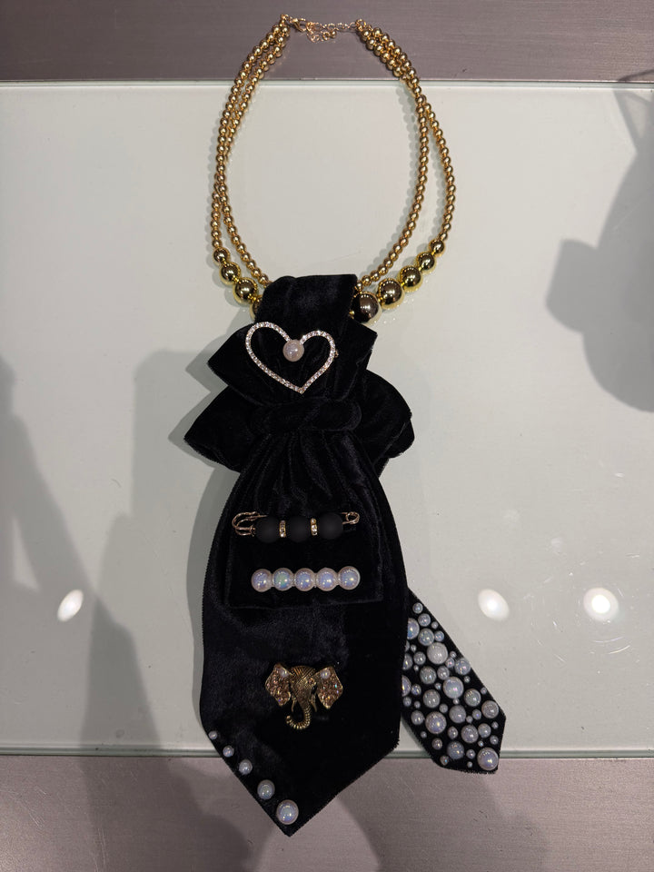 Velvety Smooth Pearl Necktie