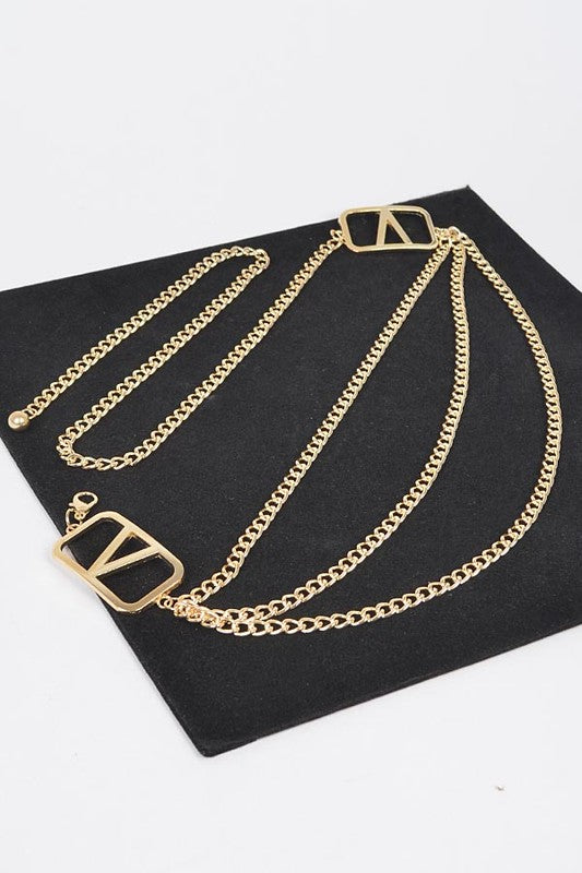 Hanging Layered Chain Belt