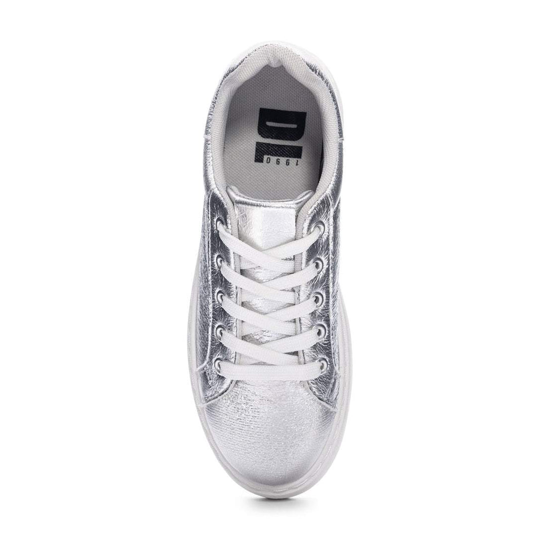 Set the Record Straight Metallic Sneaker