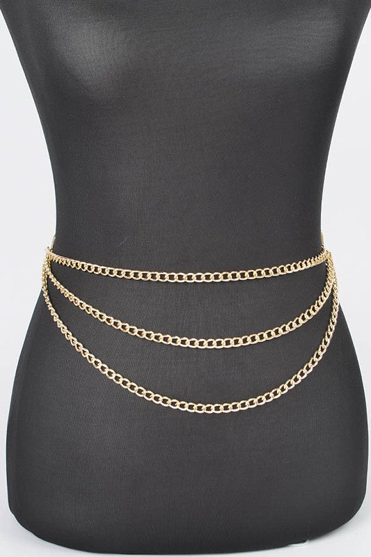 Hanging Layered Chain Belt