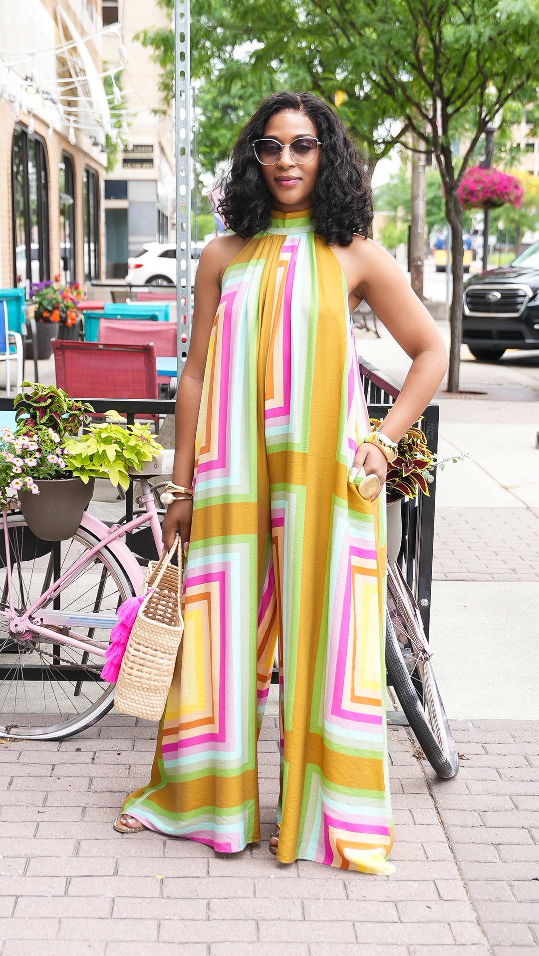 Sunset Mirage Palazzo Jumpsuit