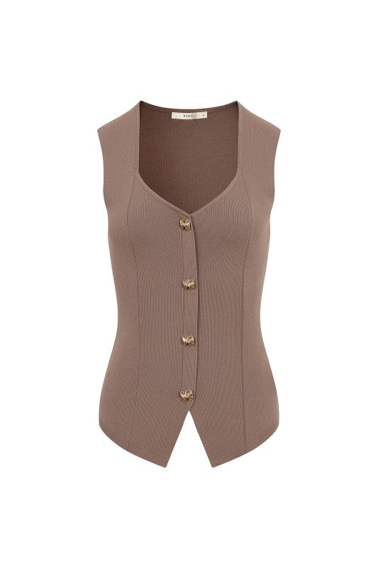 Heart Shape Knit Top