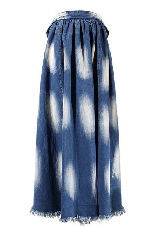 Wrap it Around Denim Wash Dress/Skirt