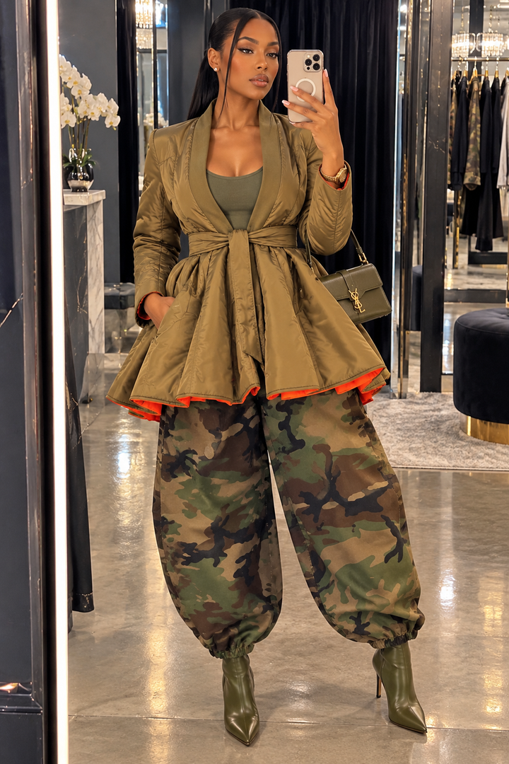 The Plot Twist Quilted Peplum Jacket