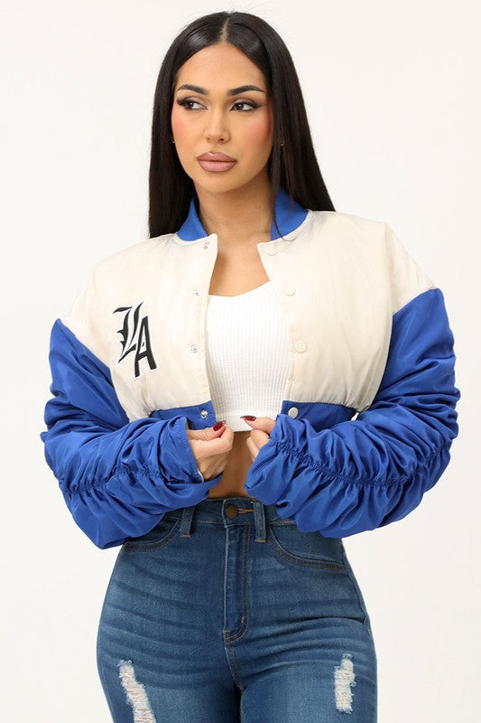 Let the Games Begin Crop Jacket