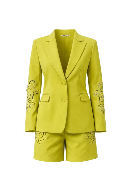 Well Suited 2pc Shorts Set