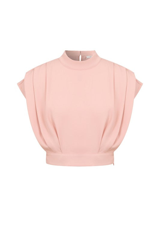 Pleated Over Crop Top