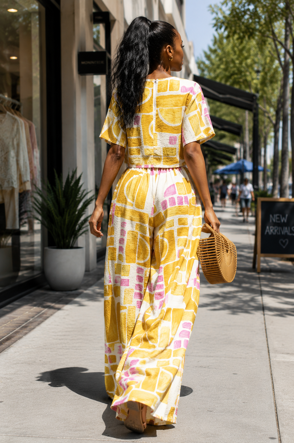 Sunshine Muse Palazzo Pants Set