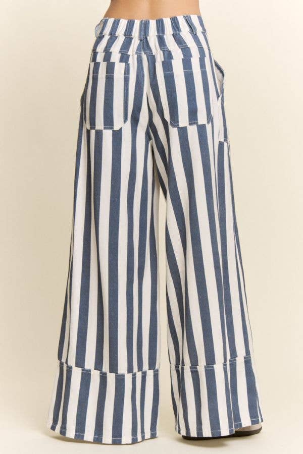 The Boardwalk Stripe Wide Leg Pants