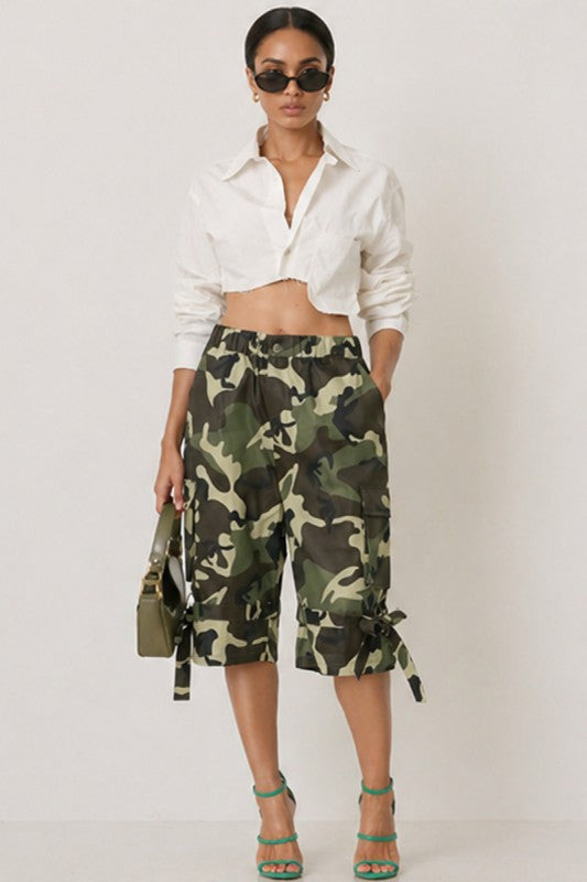 Weekend Warrior Camo Capri