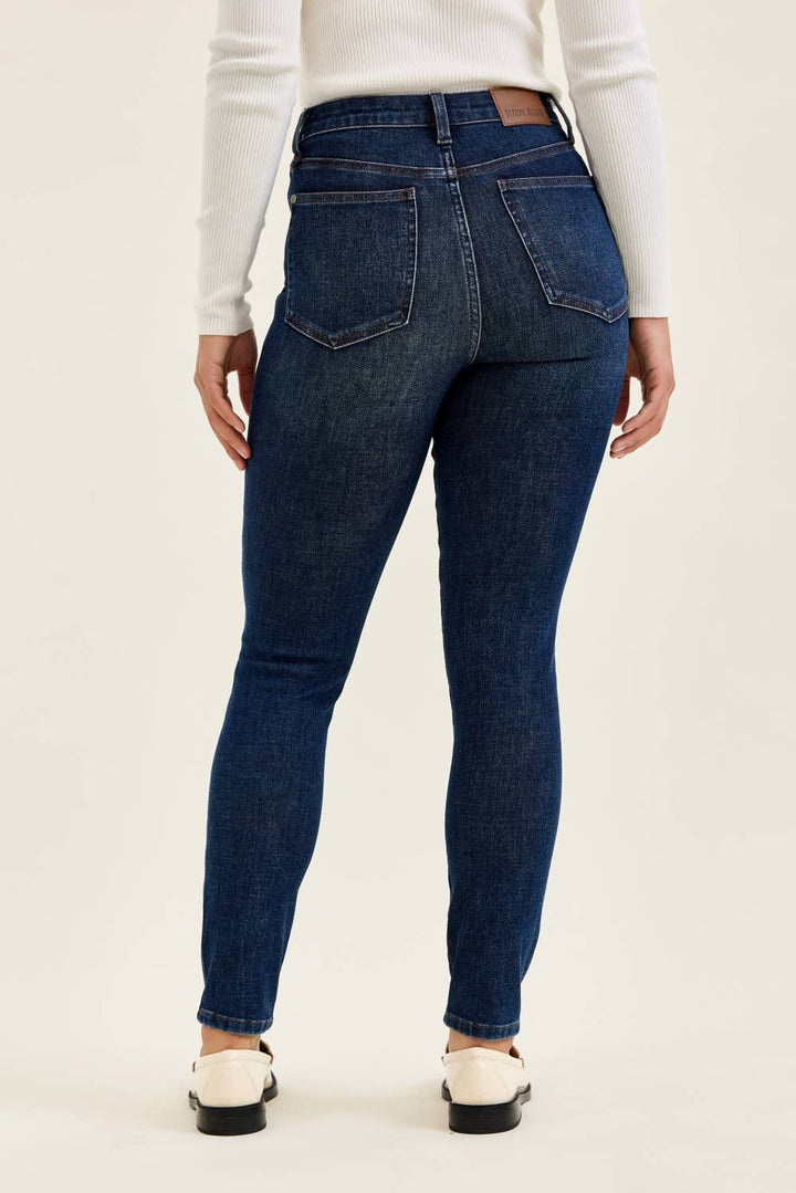 The Uptown| Judy Blue Dark Wash Skinny w/ Bandana Loop