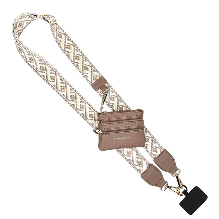 Clip &amp; Go Zippered XOXO Phone Holder