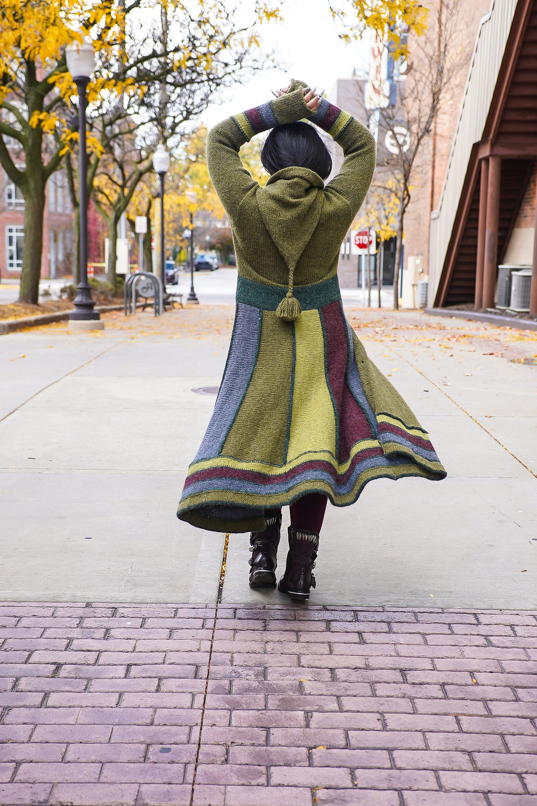 Harlequin Patchwork Cardigan Sweater