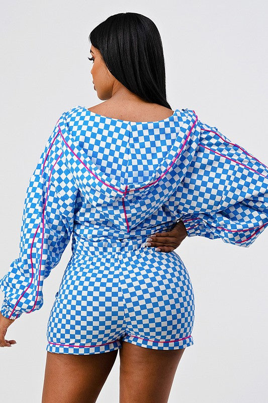 Check it out Checkered Romper