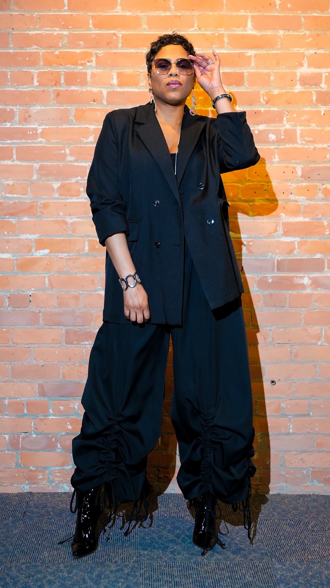 Oversized Button Blazer