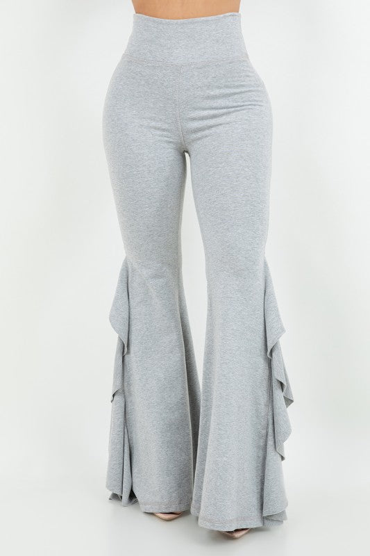 Break away ruffle Wide leg legging