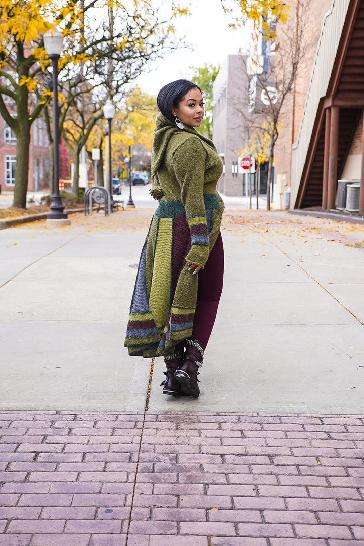 Harlequin Patchwork Cardigan Sweater