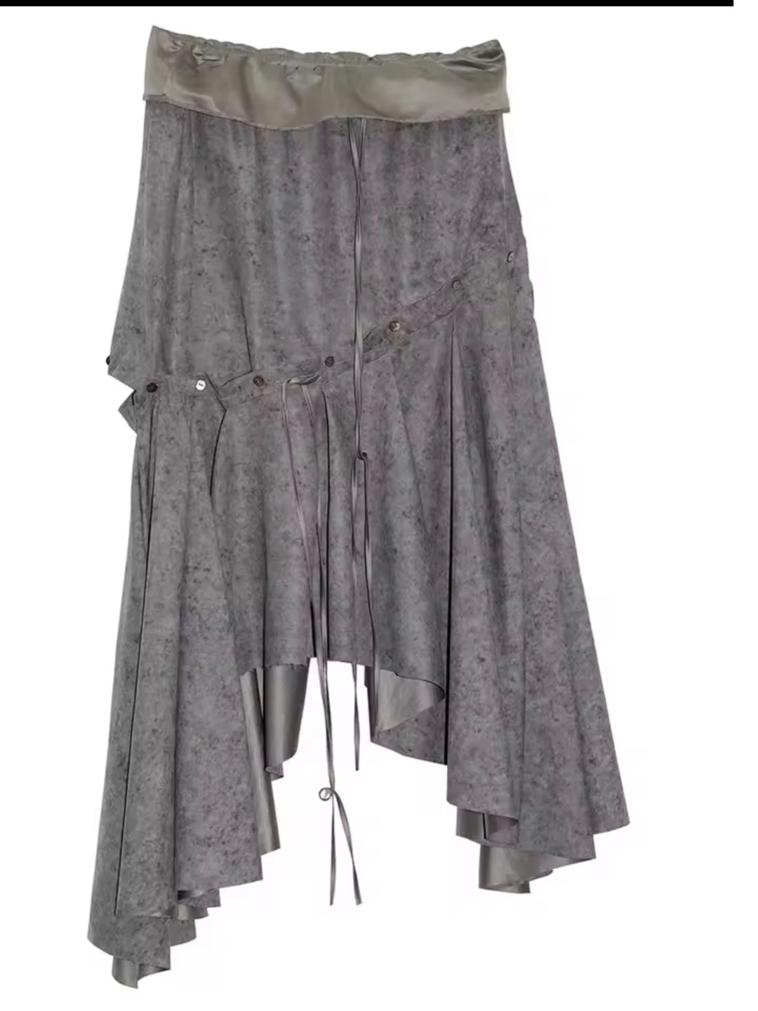 All in the Details dual mix Asymmetrical Skirt