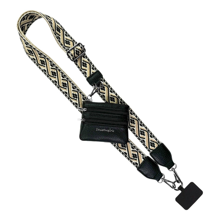 Clip &amp; Go Zippered XOXO Phone Holder