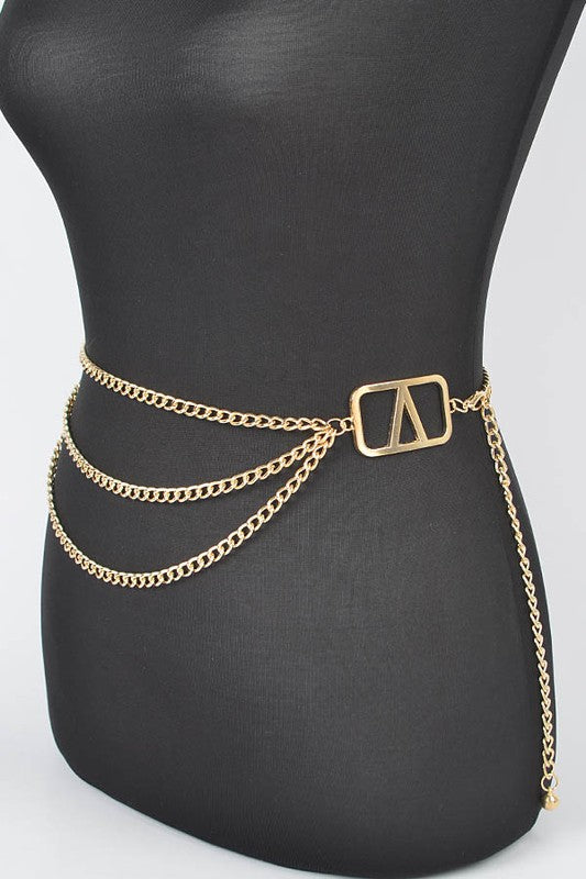 Hanging Layered Chain Belt