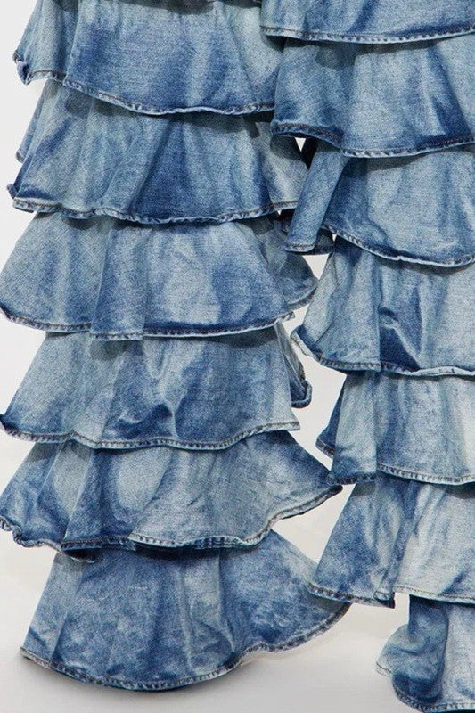 Creating Layers on Layers Denim Jeans
