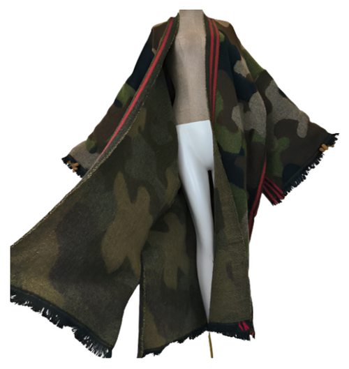 Break Away Camo Cardigan