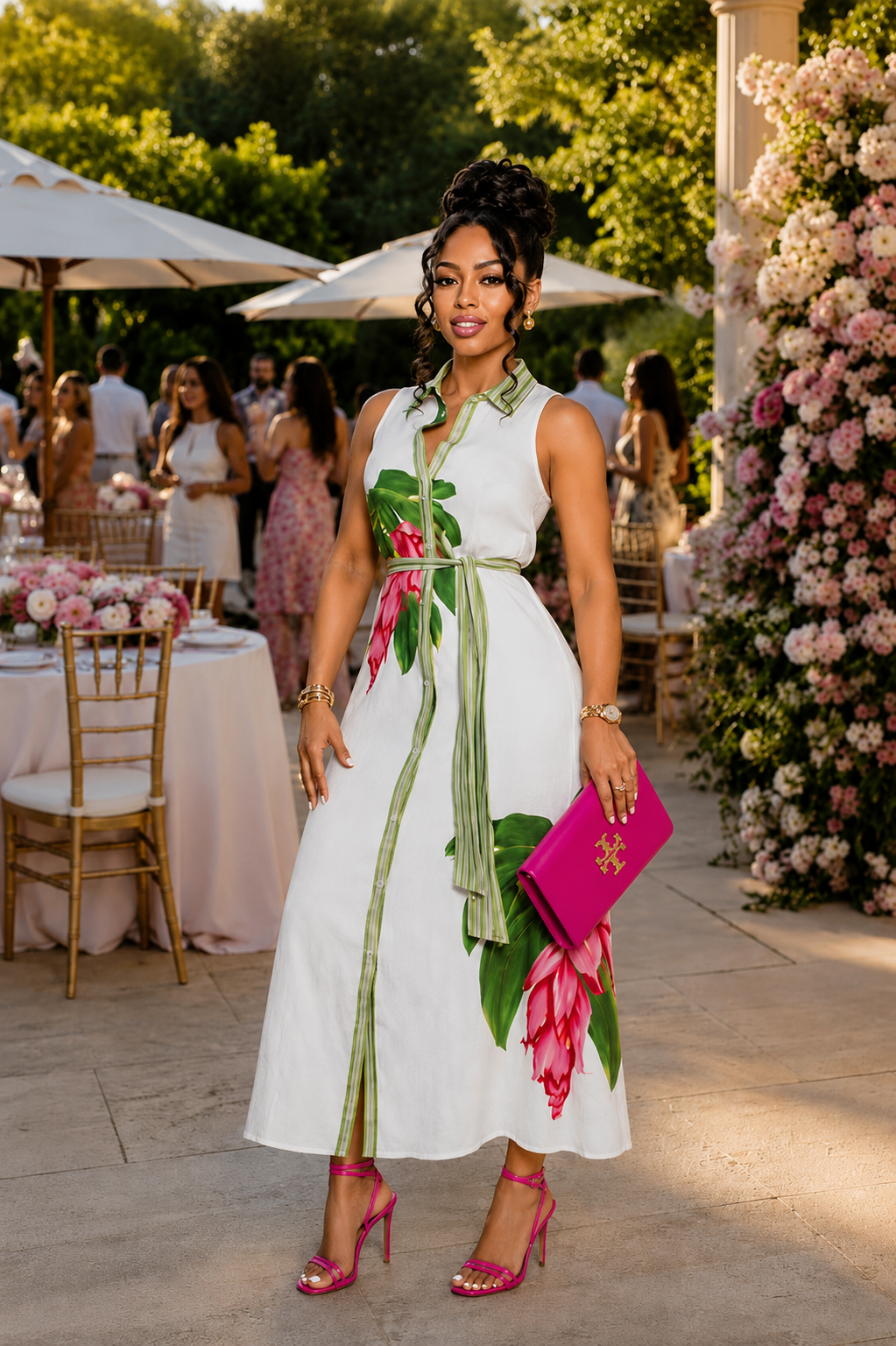 The Orchid Garden Estate Dress