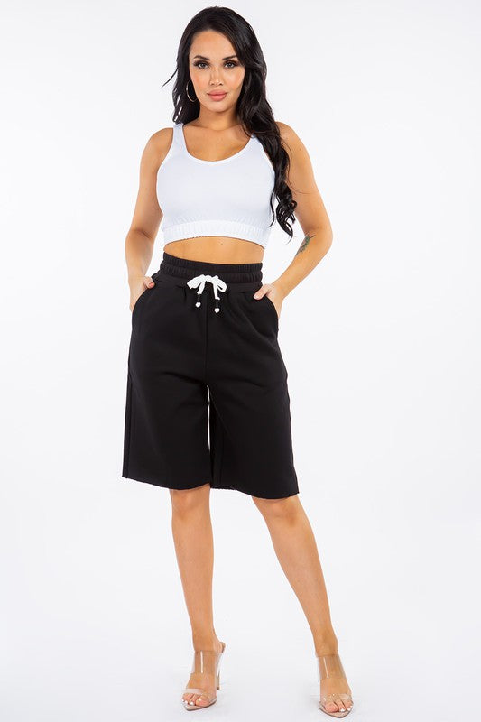 Cozy Comfortable Tie Up Shorts