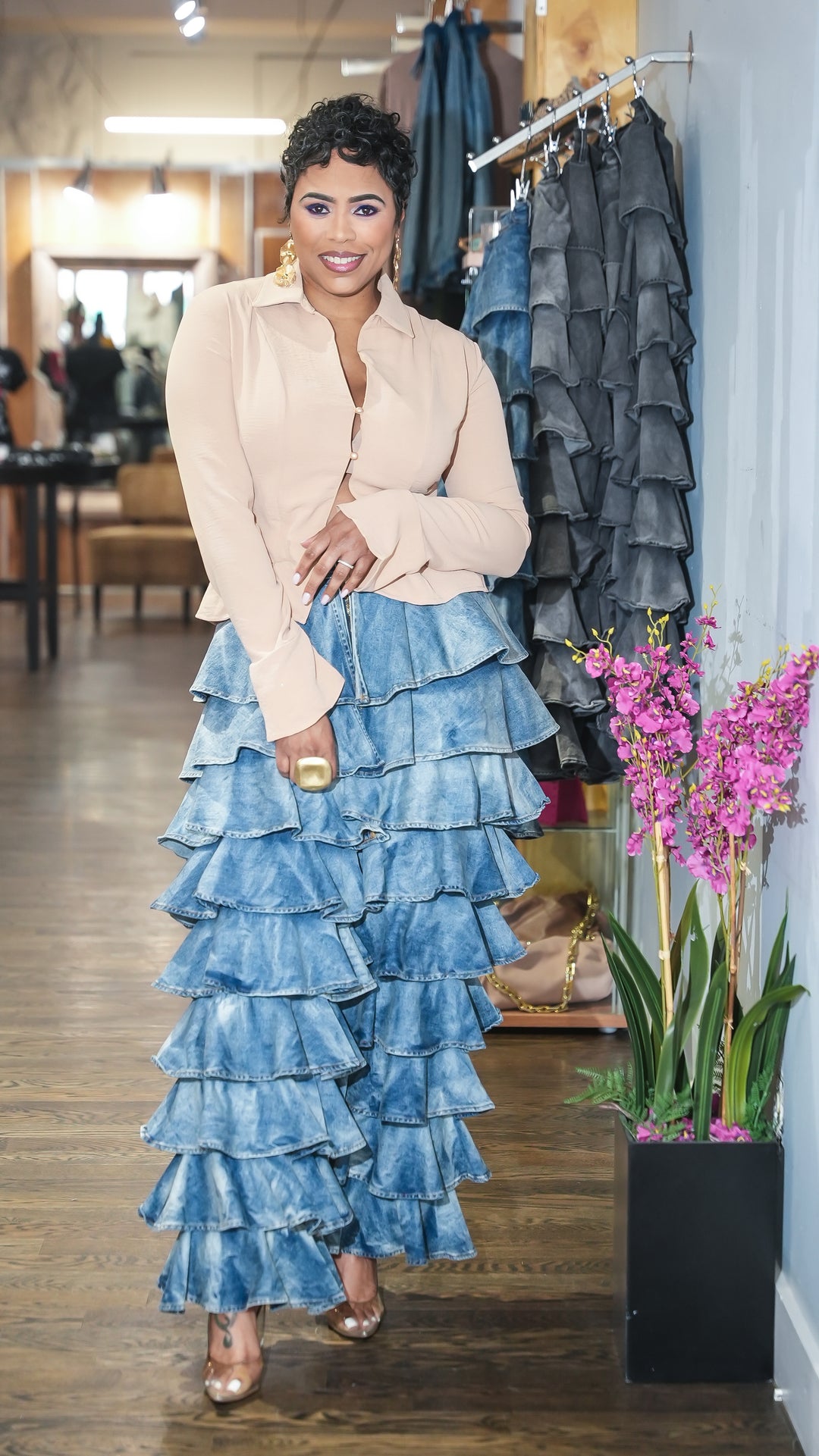 Creating Layers on Layers Denim Jeans