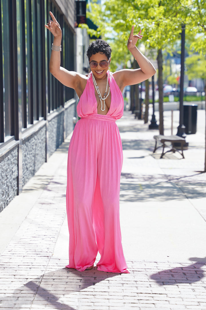 Sex Appeal Deep V Jumpsuit
