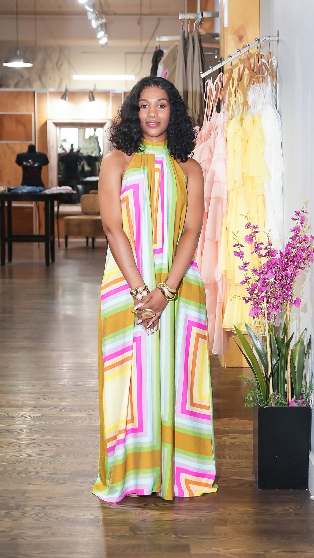 Sunset Mirage Palazzo Jumpsuit